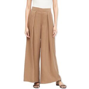 Banana Republic Pants Women's Small Beige‎ High Rise Wide Leg Tencel